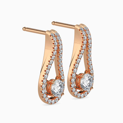 Giselle Solitaire Diamond Earring