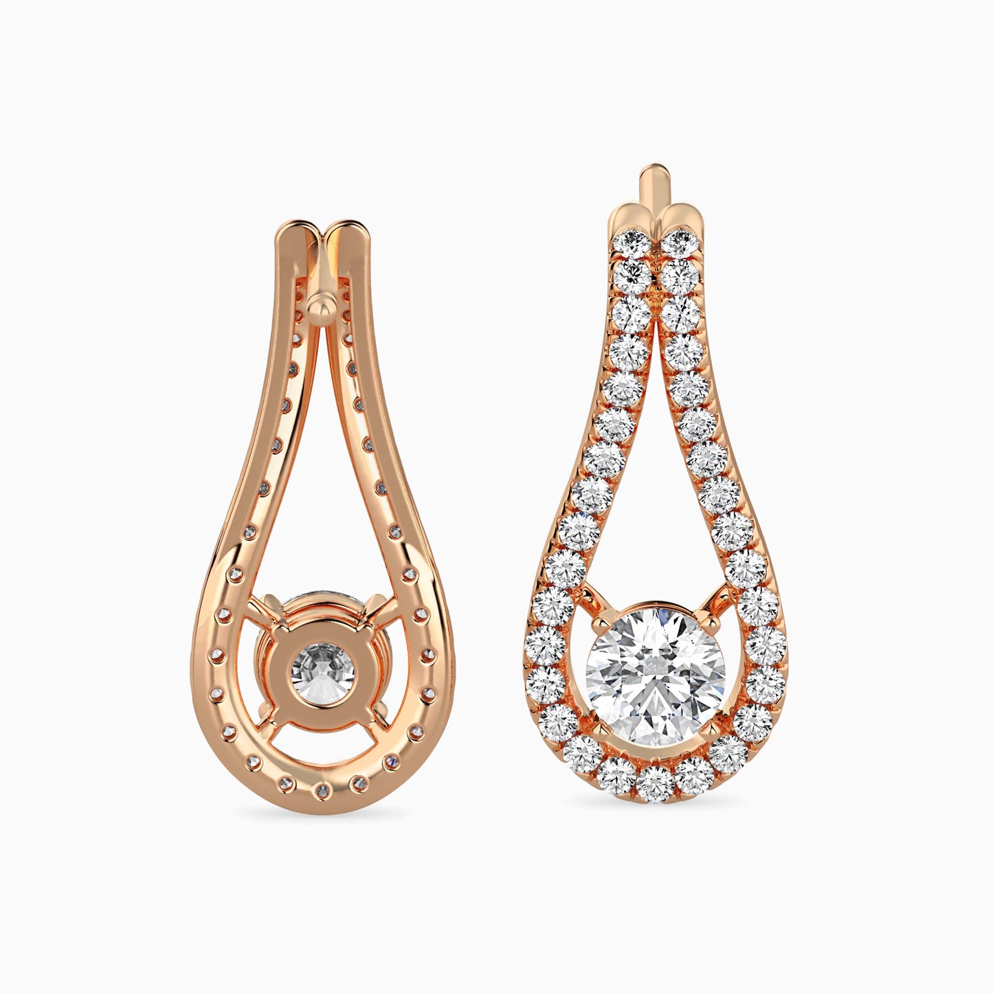 Giselle Solitaire Diamond Earring