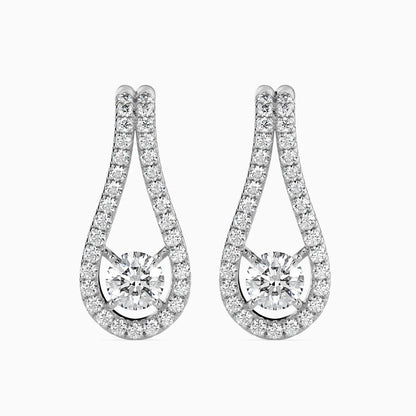 Giselle Solitaire Diamond Earring