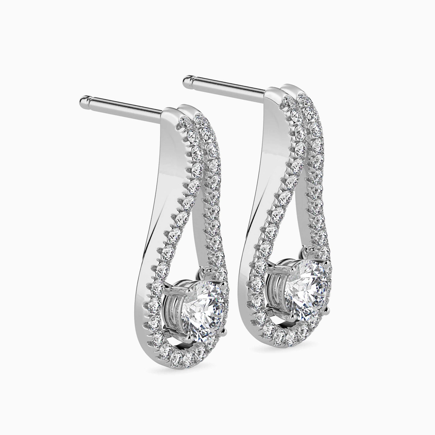 Giselle Solitaire Diamond Earring