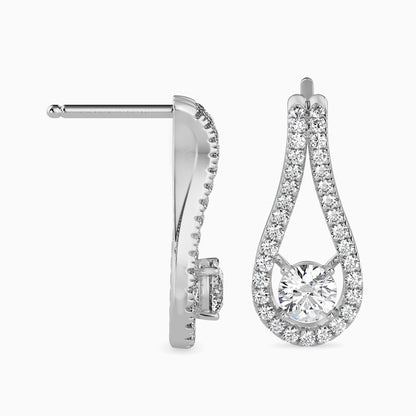 Giselle Solitaire Diamond Earring