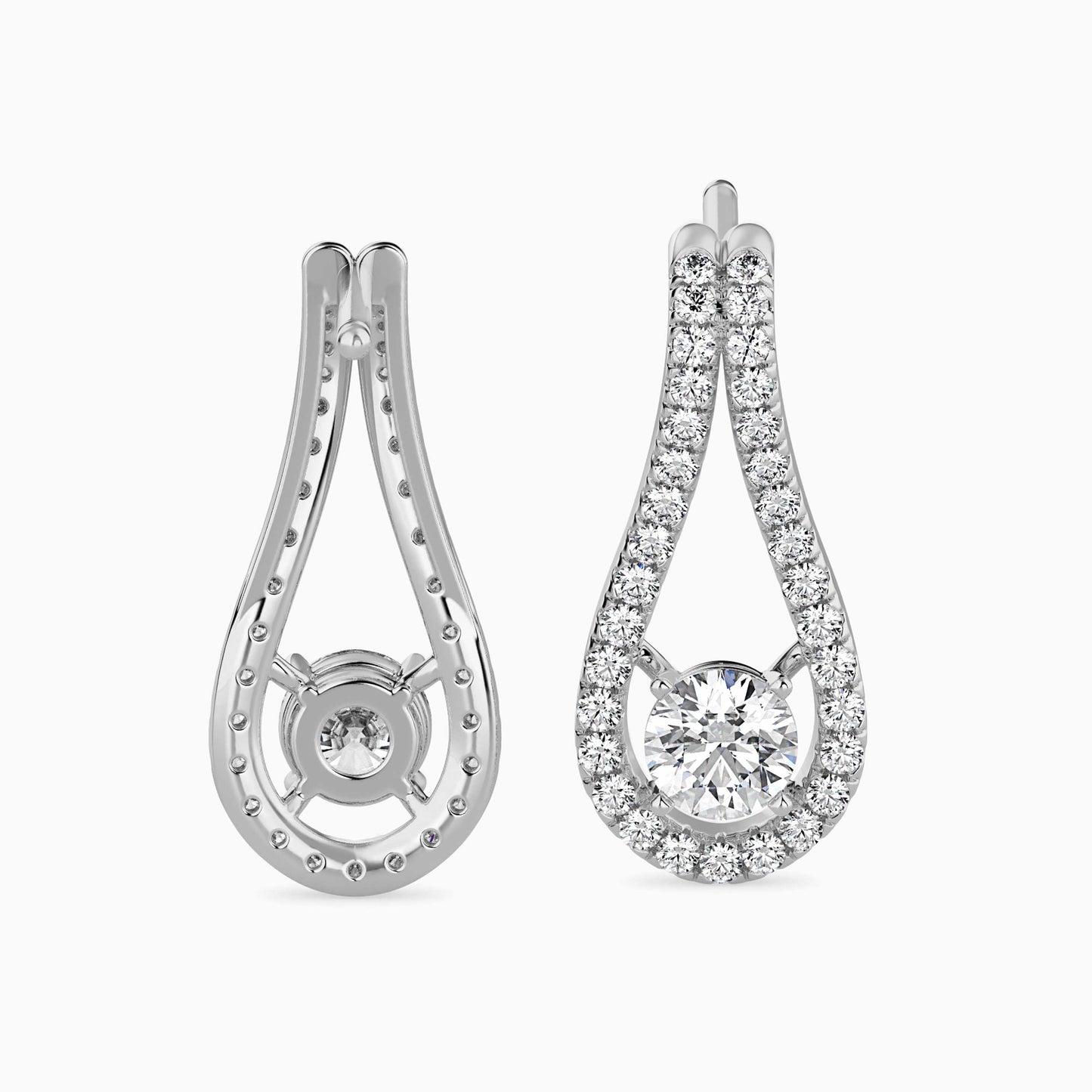 Giselle Solitaire Diamond Earring