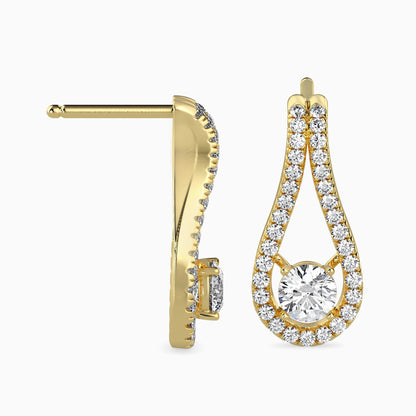 Giselle Solitaire Diamond Earring