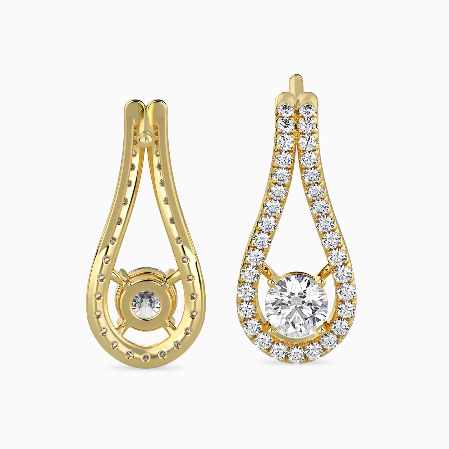 Giselle Solitaire Diamond Earring