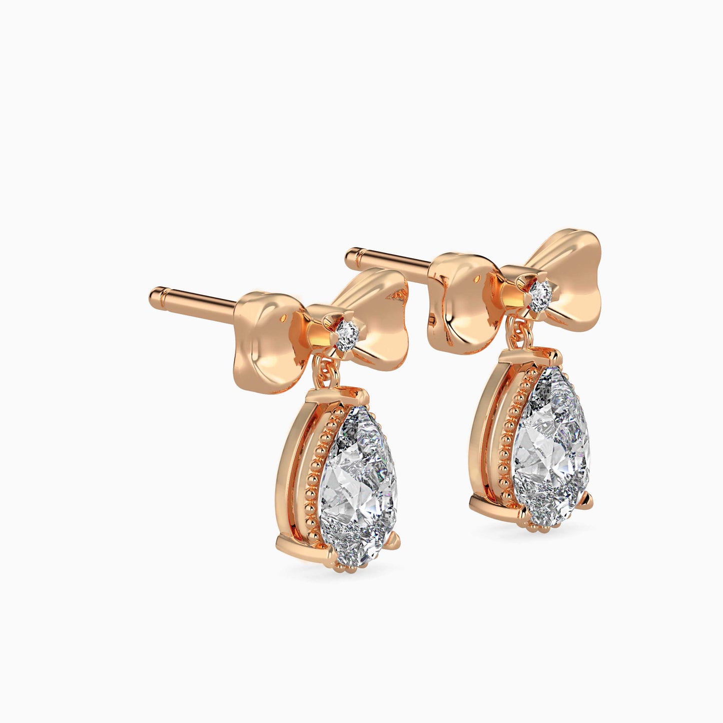 Attina Solitaire Diamond Earring