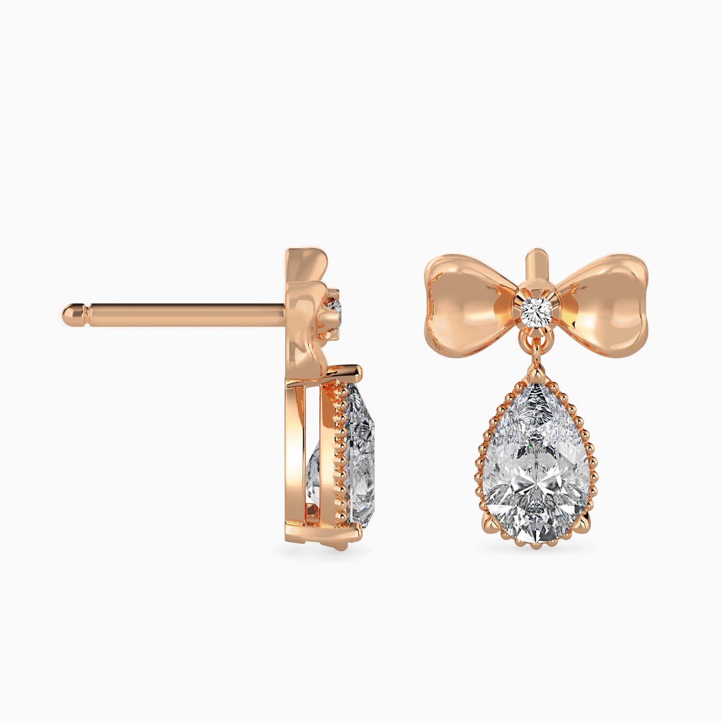 Attina Solitaire Diamond Earring