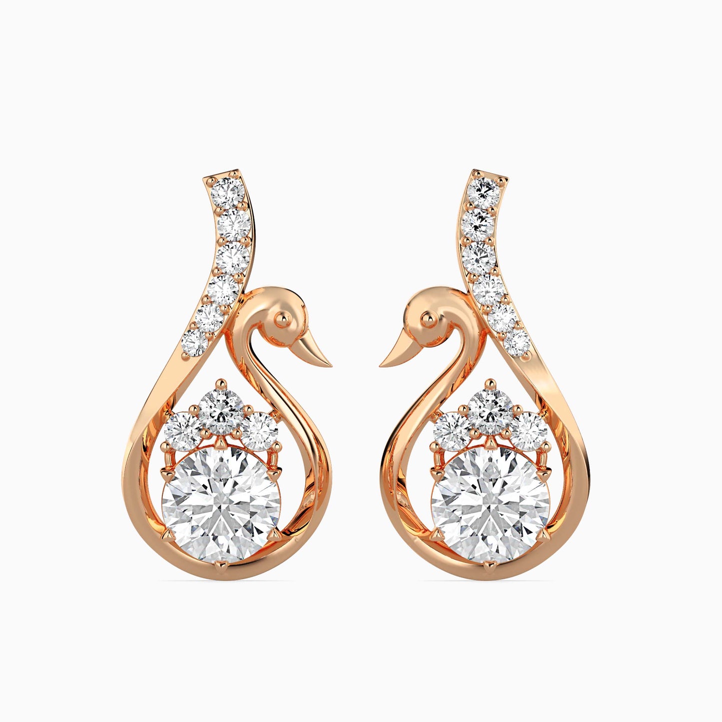 Carlota Diamond Solitaire Earring