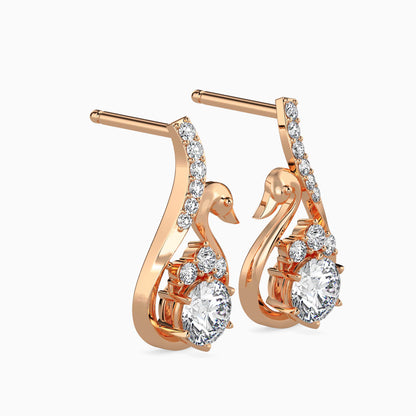 Carlota Diamond Solitaire Earring