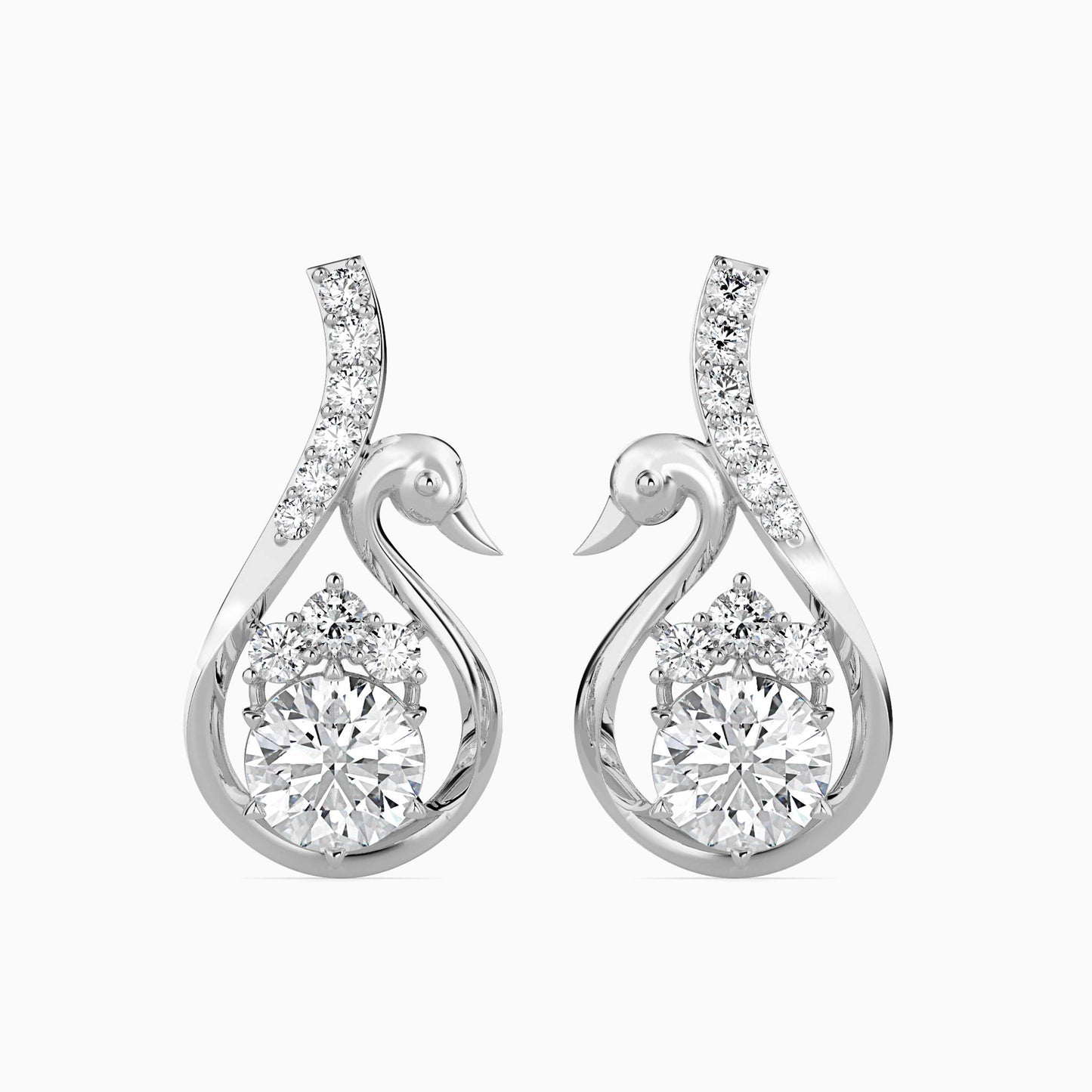 Carlota Diamond Solitaire Earring