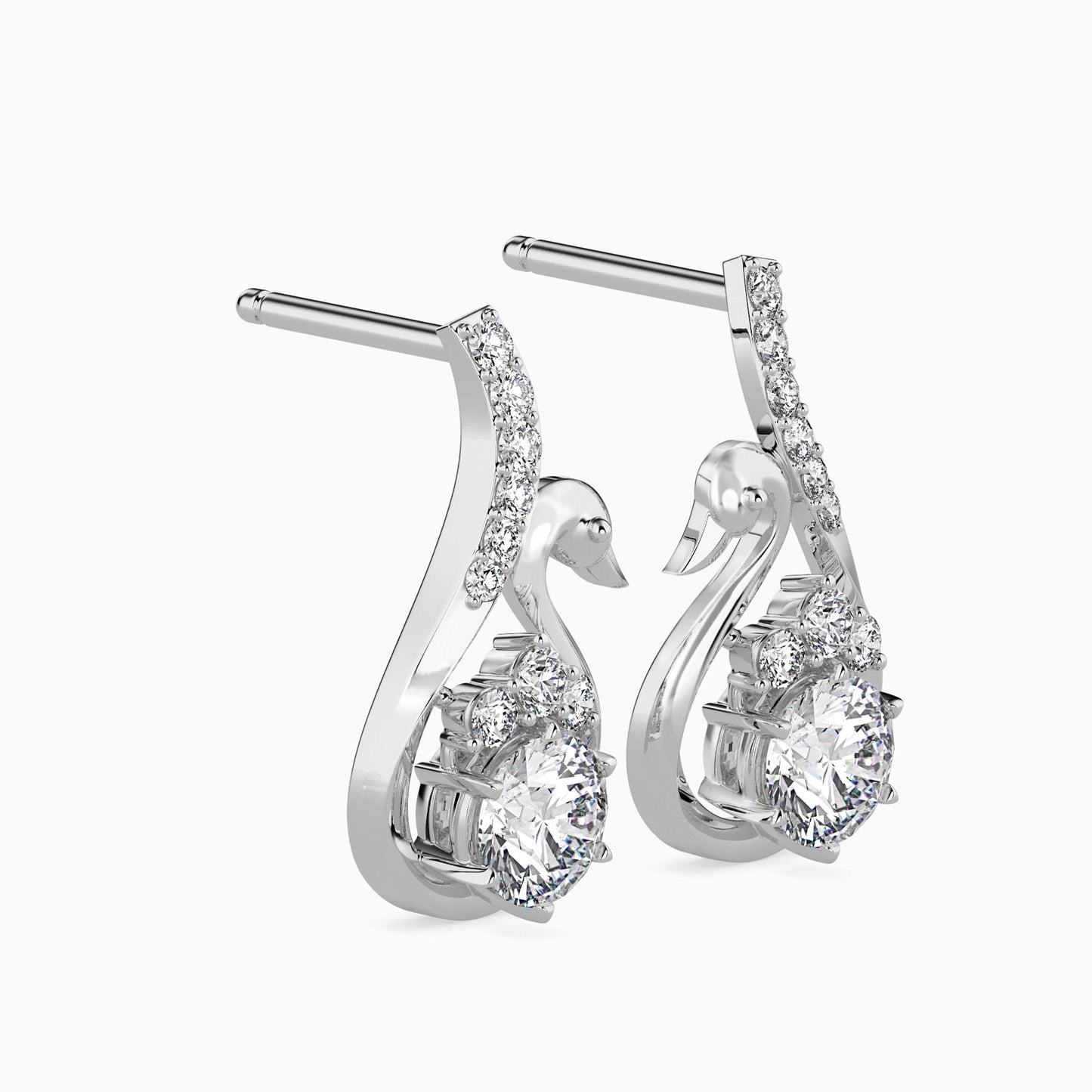 Carlota Diamond Solitaire Earring