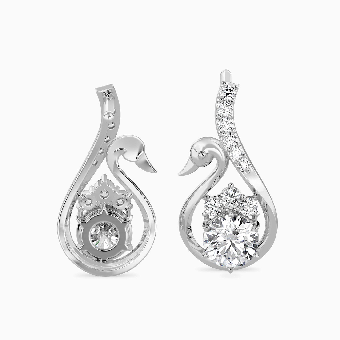 Carlota Diamond Solitaire Earring