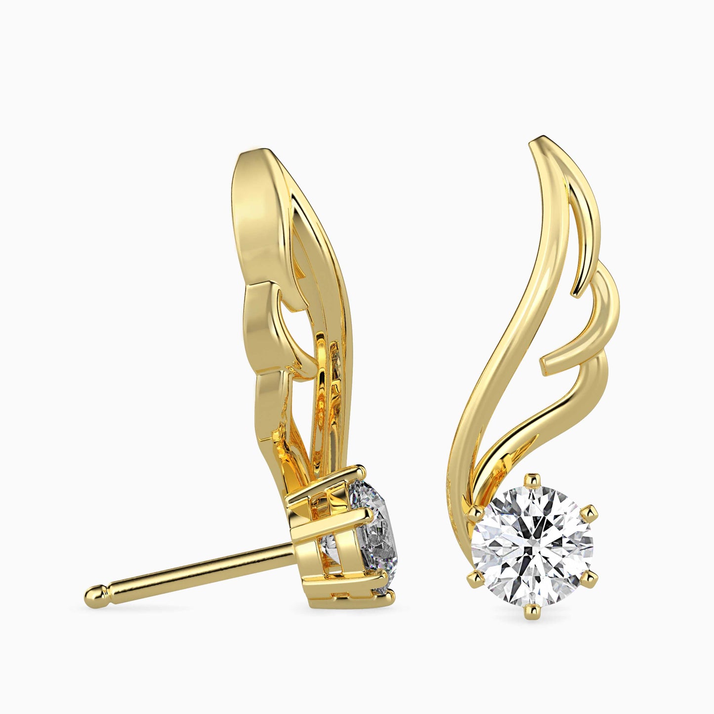 Orville Diamond Solitaire Earring