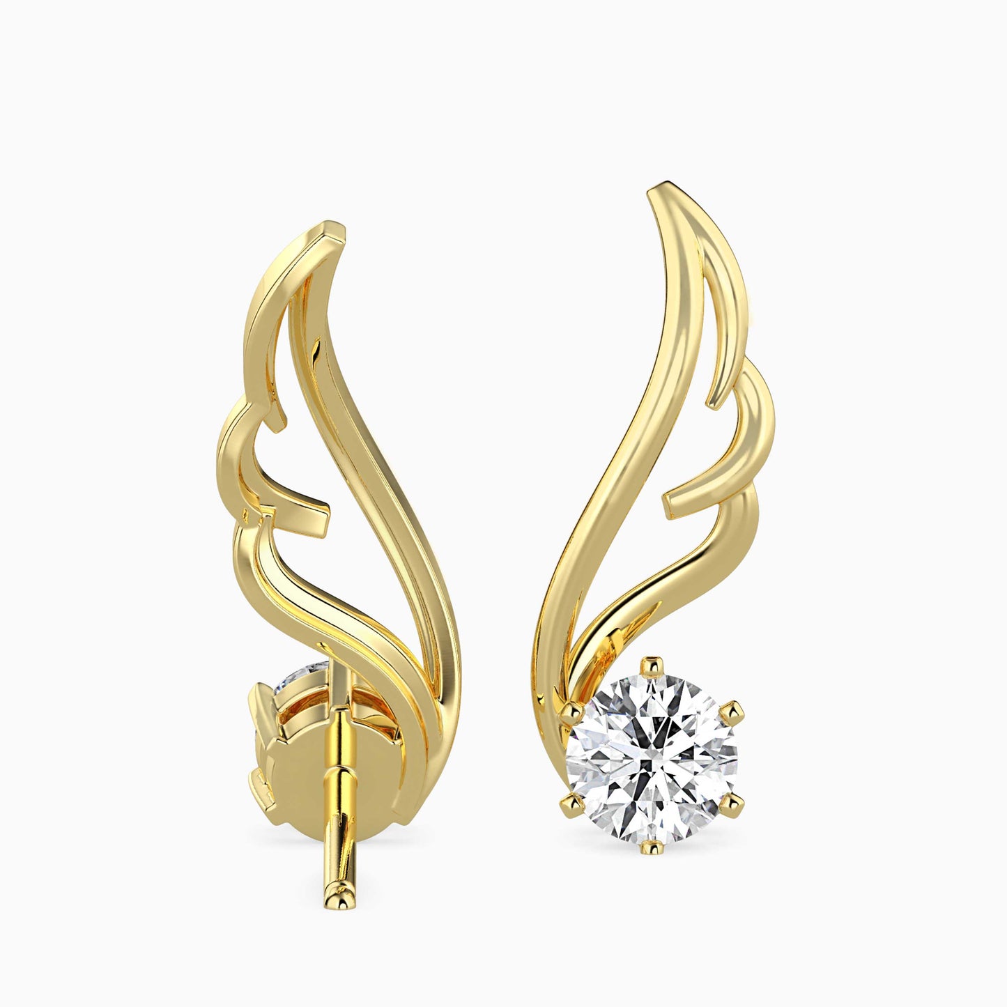 Orville Diamond Solitaire Earring