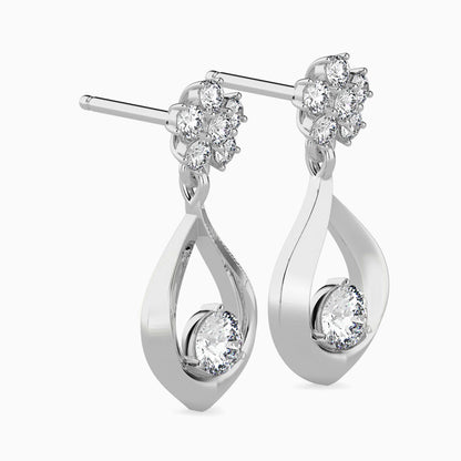 Medusa Diamond Solitaire Earring