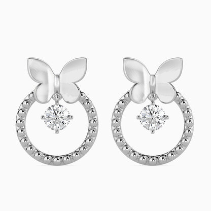 Arikara Solitaire Diamond Earring