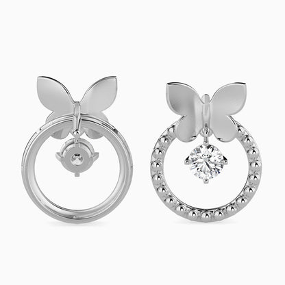 Arikara Solitaire Diamond Earring