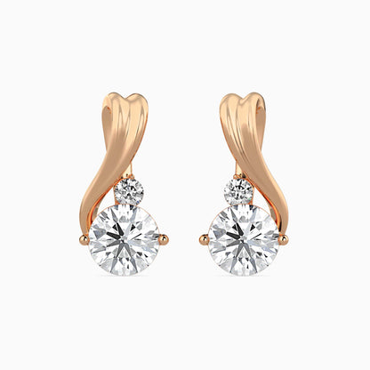 Piec Diamond Solitaire Earring