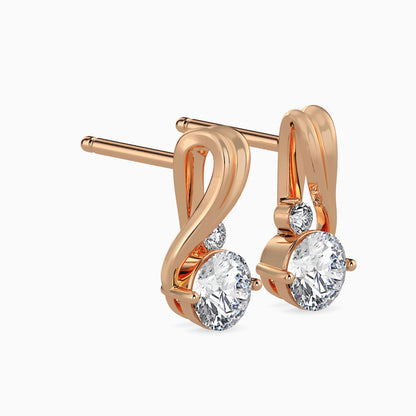 Piec Diamond Solitaire Earring