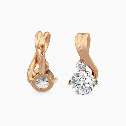 Piec Diamond Solitaire Earring