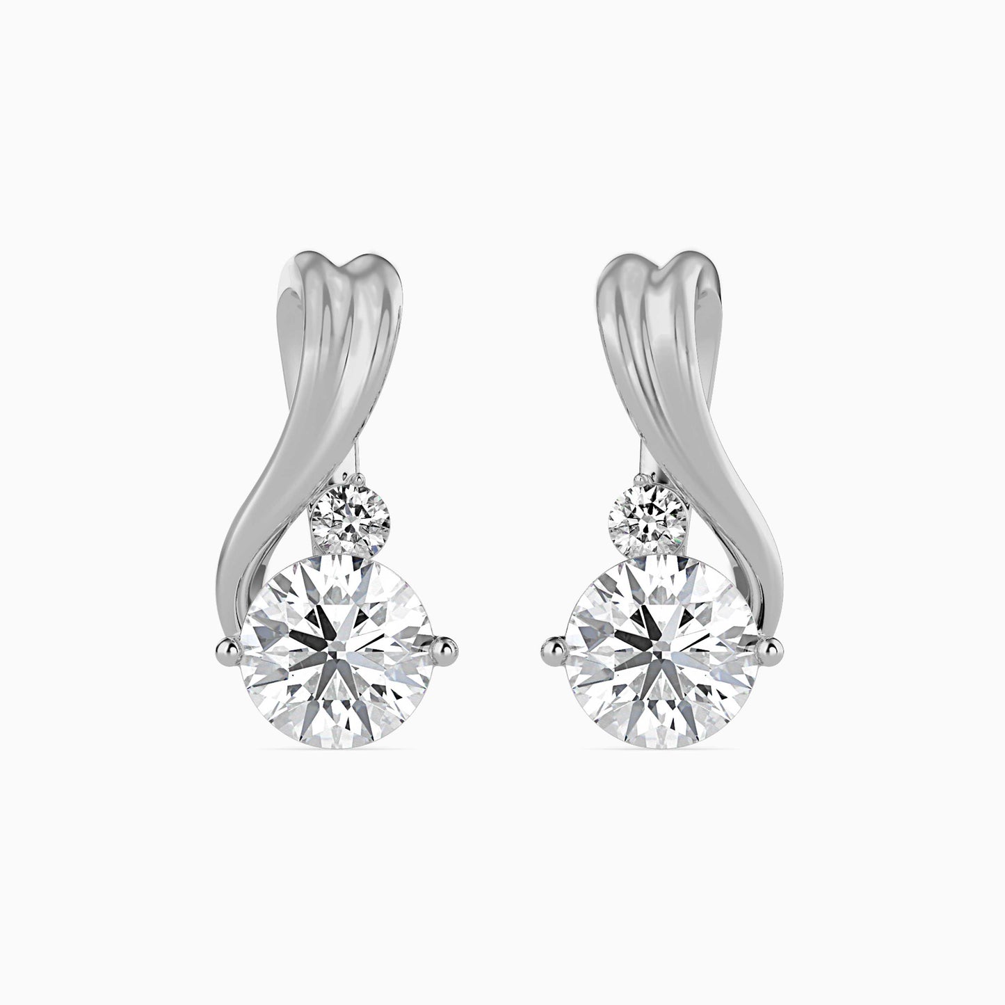 Piec Diamond Solitaire Earring