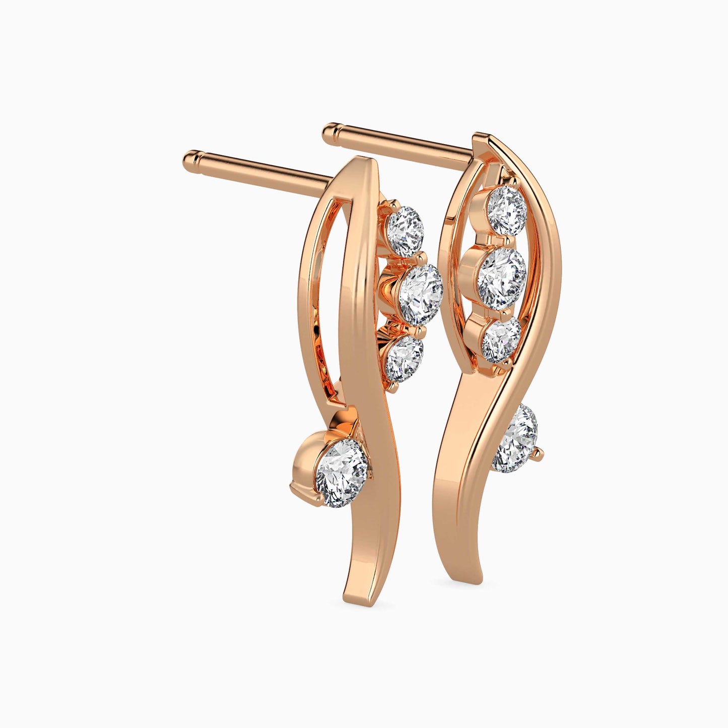 Bella Diamond Solitaire Earring