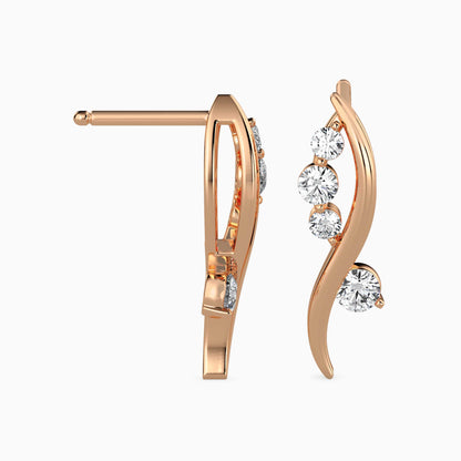 Bella Diamond Solitaire Earring