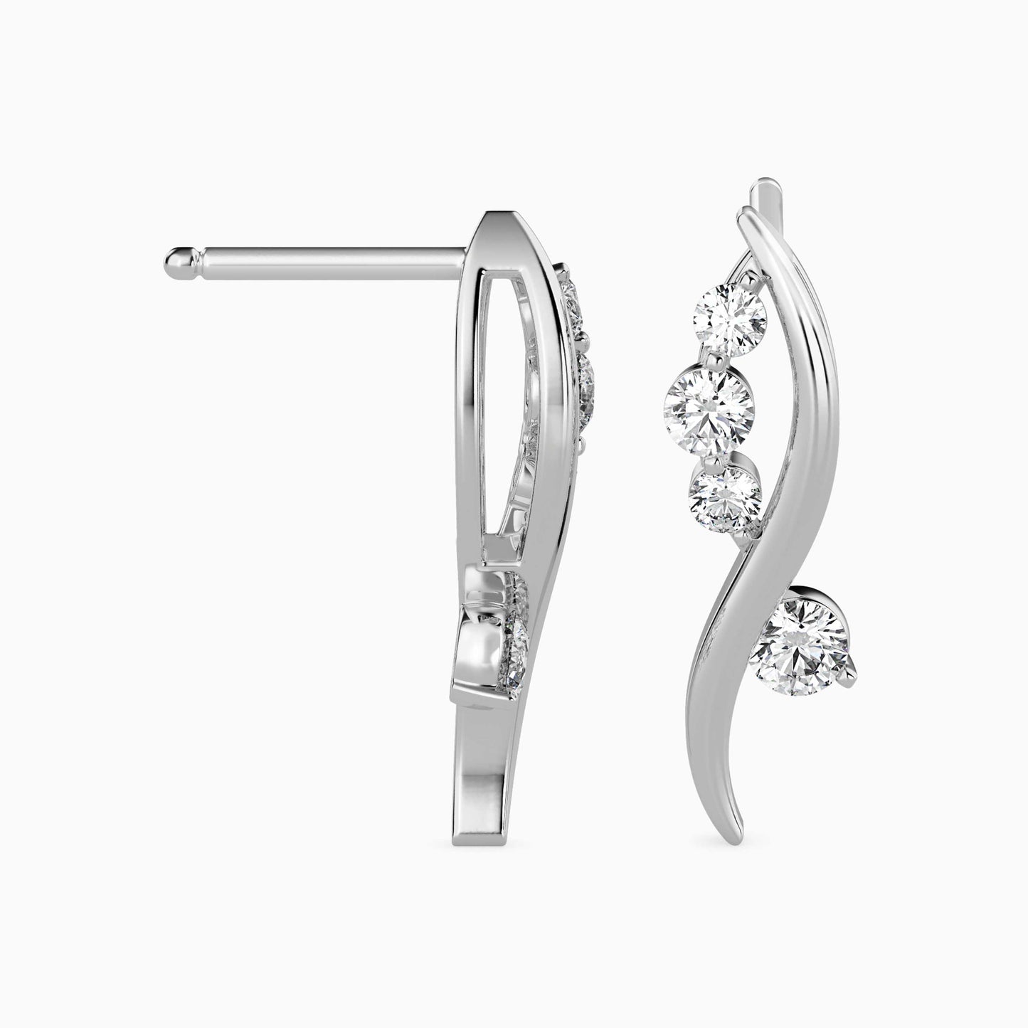 Bella Diamond Solitaire Earring