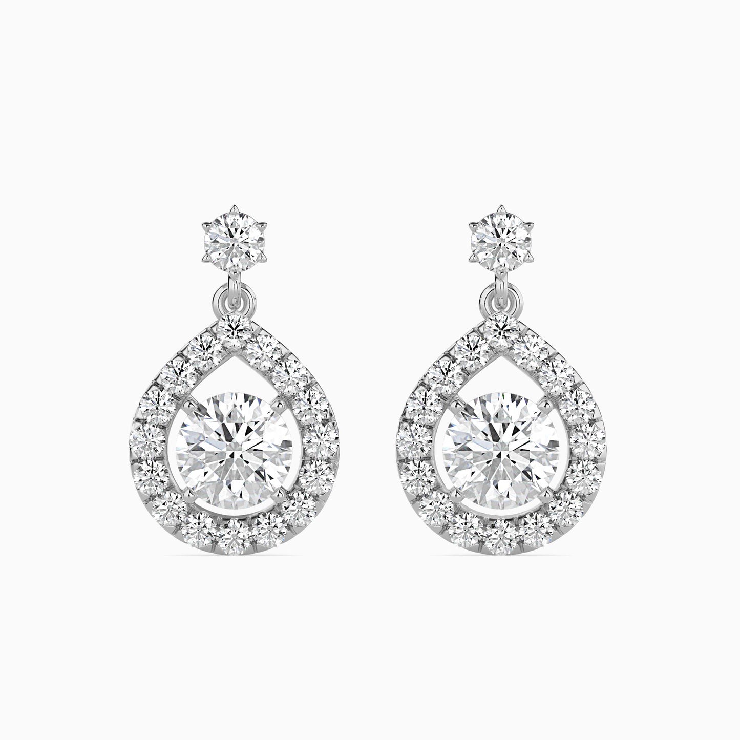 Potts Diamond Solitaire Earring