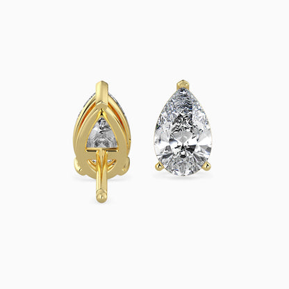 Dazzling Drops Solitaire Earring