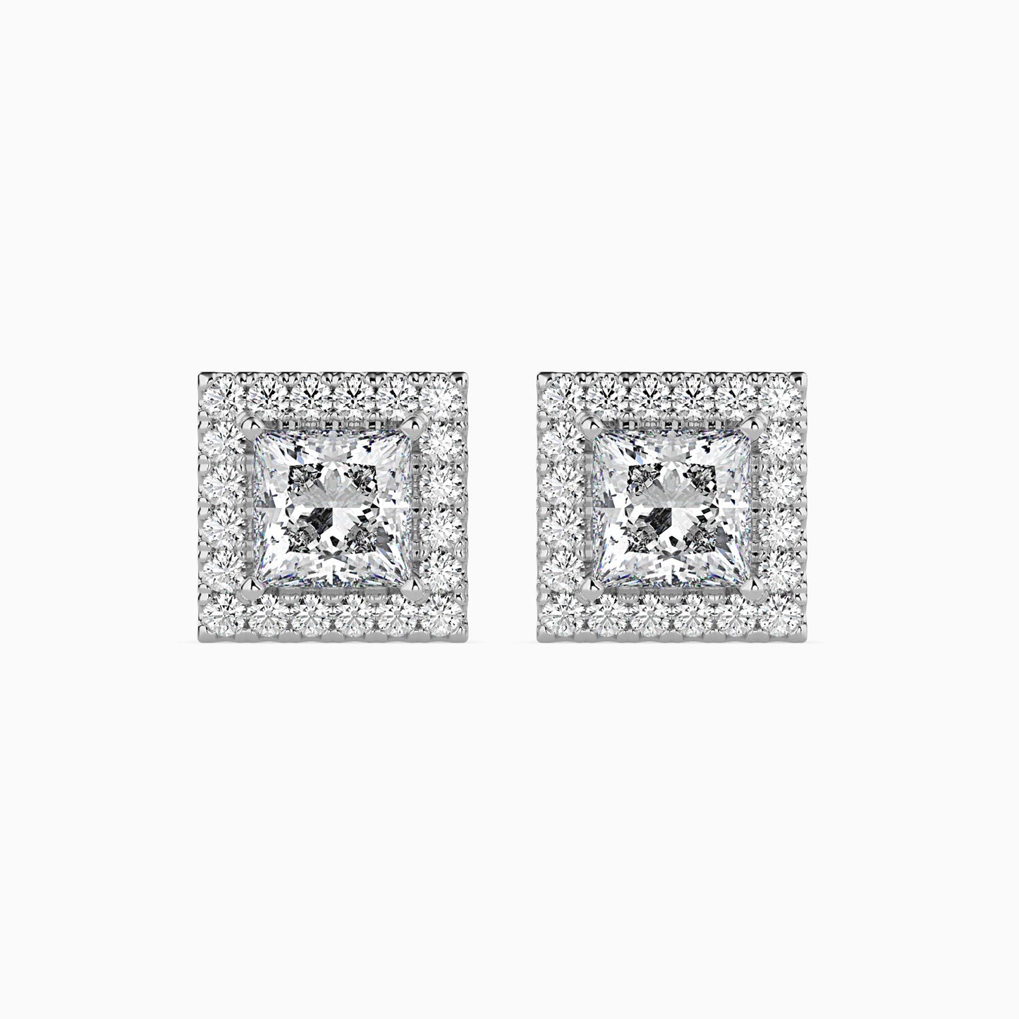 Sparkling Spheres Solitaire Earring