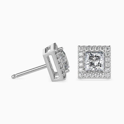 Sparkling Spheres Solitaire Earring