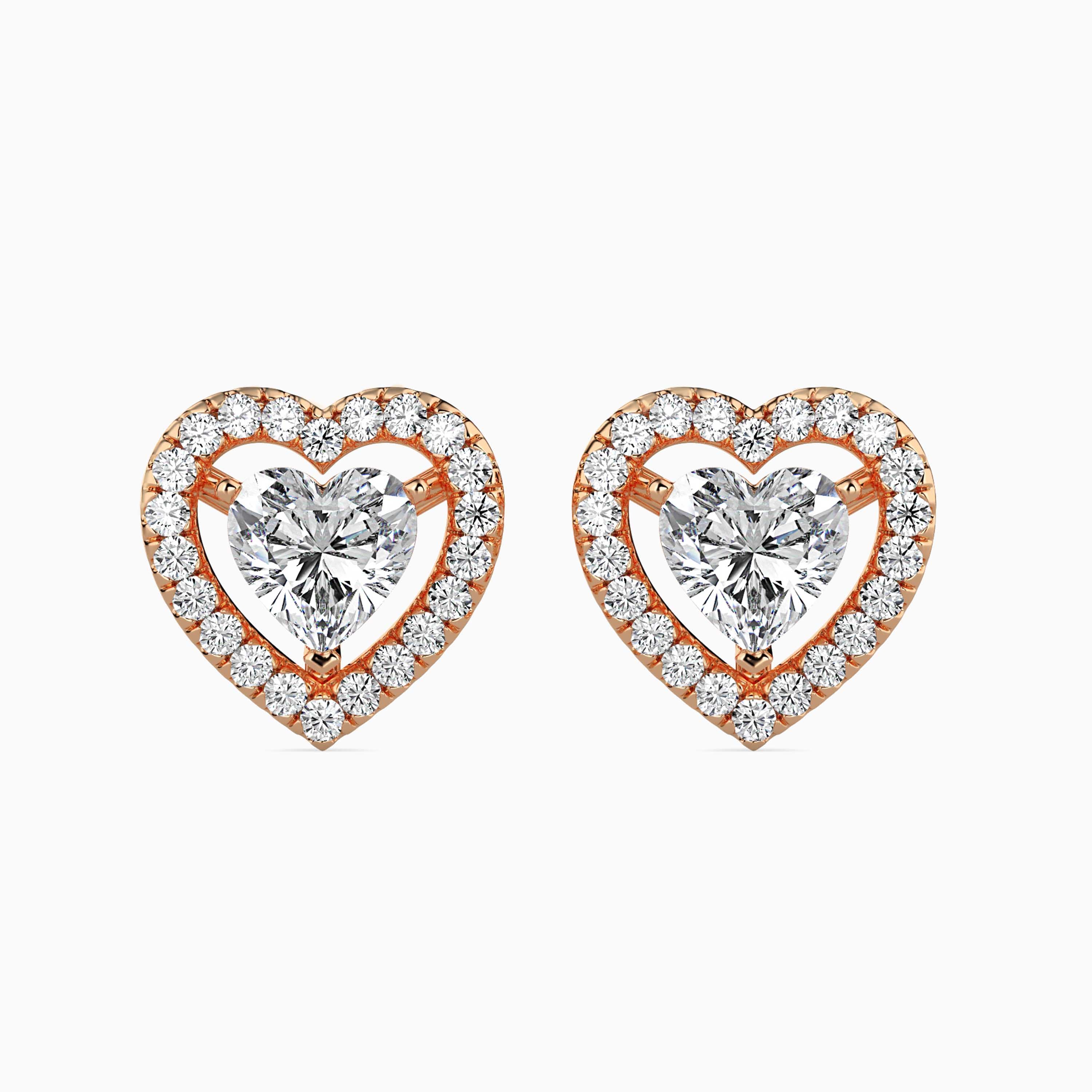 Heavenly Halos Solitaire Earring : Classy earrings – Elenorejewels.com